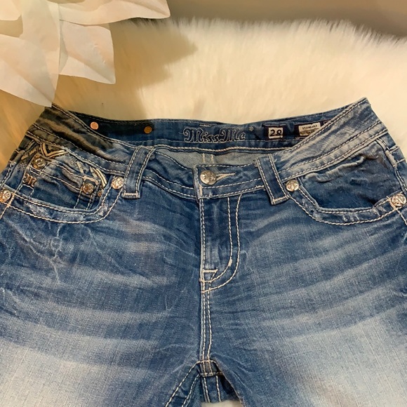 🌸Miss Me size 28 standard crop used in excellent condition - Picture 4 of 16